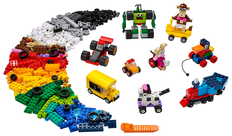 LEGO Mattoncini e ruote LEGO Classic 11014