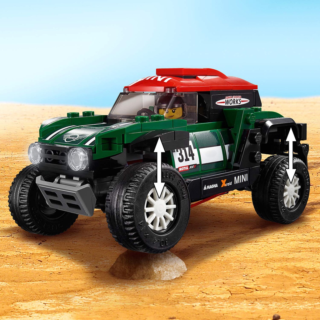 LEGO Speed Champions 1967 Mini Cooper S Rally e 2018 Mini John Cooper Works Buggy