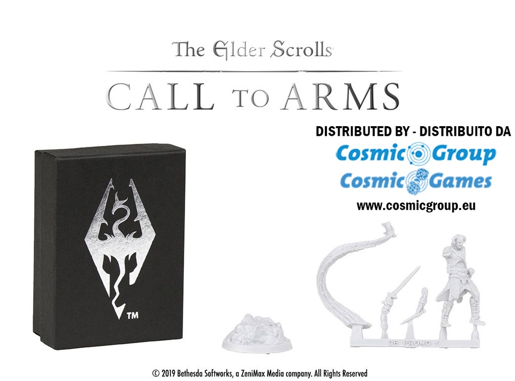 MODIPHIUS Dragonborn Triumphant Elder Scrolls Call To Arms 3 cm Miniatura