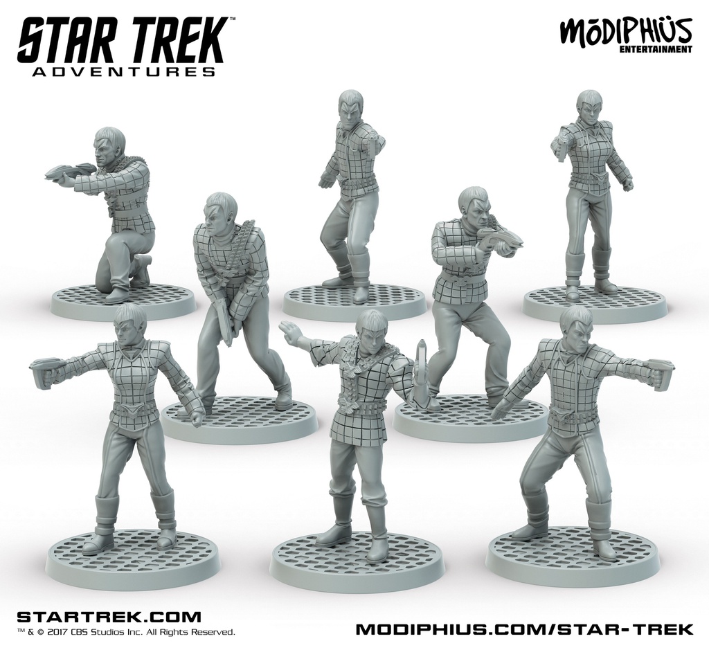 MODIPHIUS Star Trek The Next Generation Romulans 3 cm Minuature