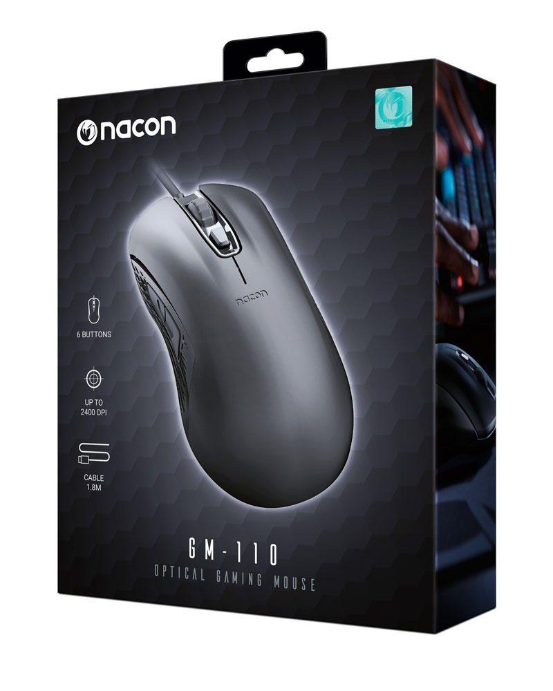 Nacon - Optical Gaming Mouse GM-110 Nero