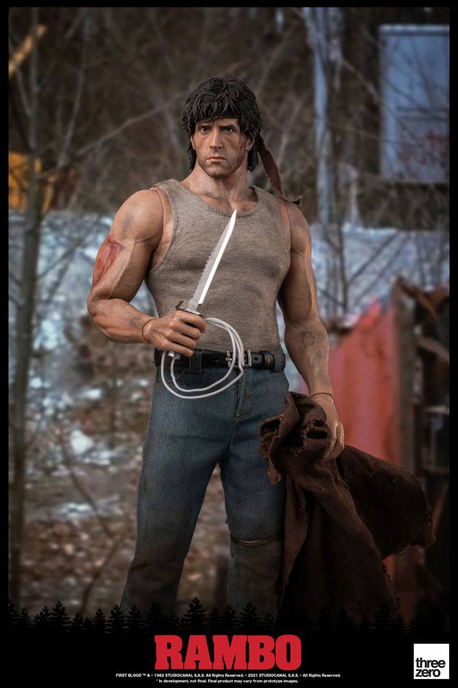 Rambo Action Figure  John Rambo First Blood 30 Cm THREEZERO