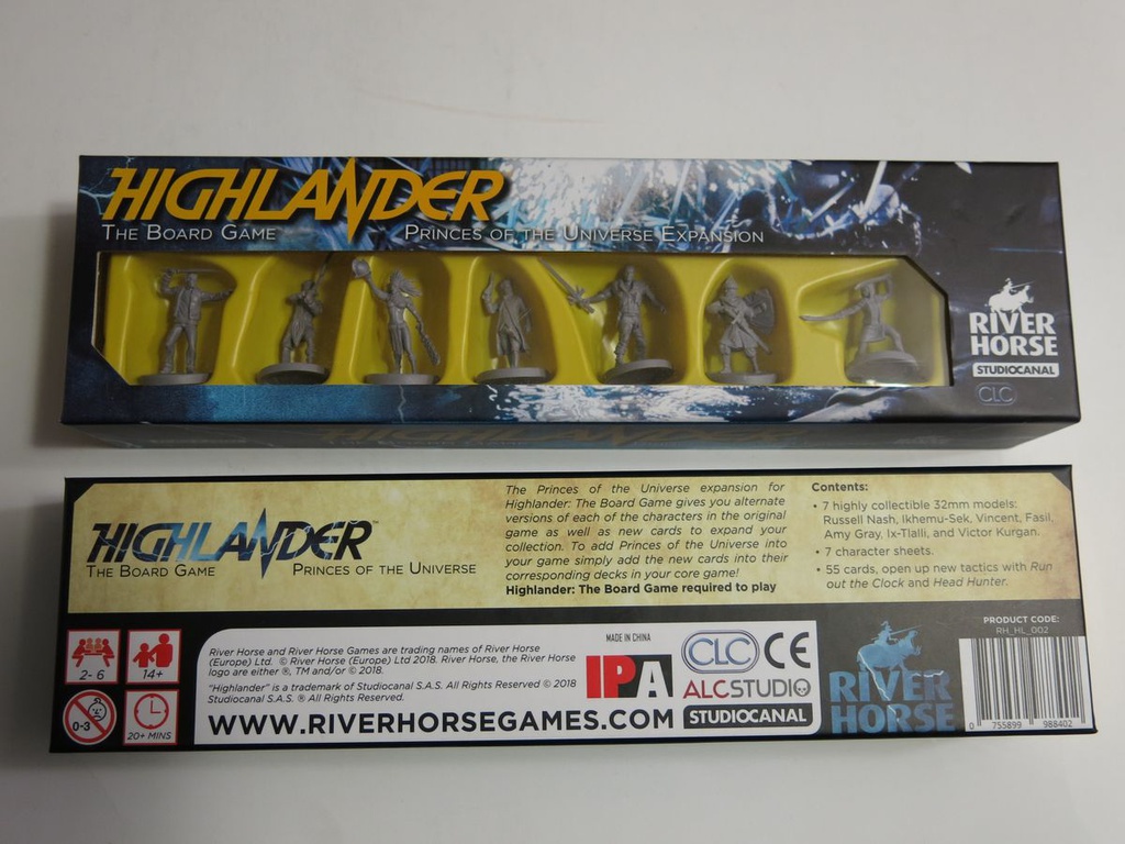 RIVER HORSE Highlander The Board Game Princes Of The Universe Espansione