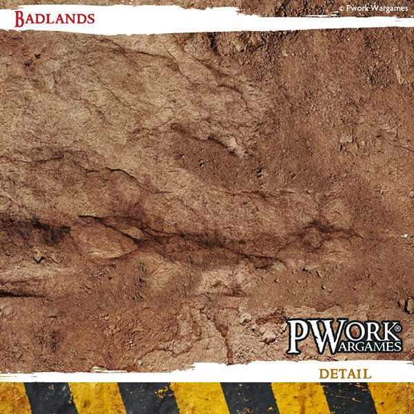Pwork - Badlands - Gaming Mat 122x183 cm