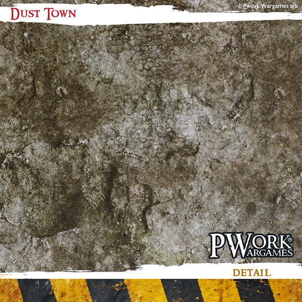  Pwork - Dust Town - Gaming Mat 122x183 cm