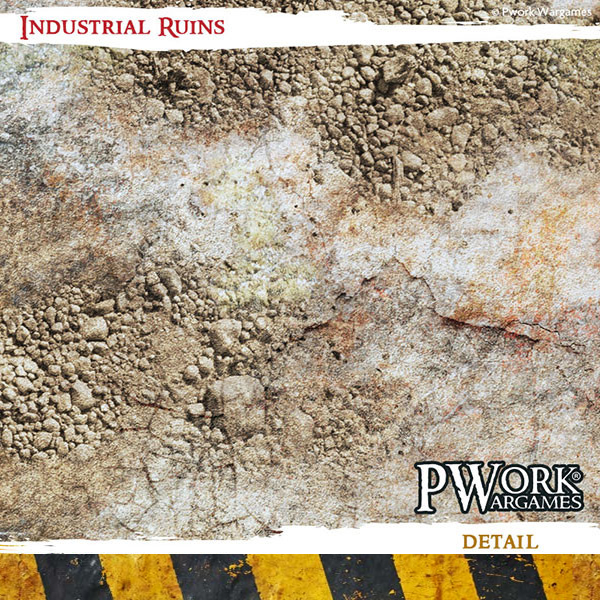  Pwork - Industrial Ruins - Gaming Mat 122x183 cm