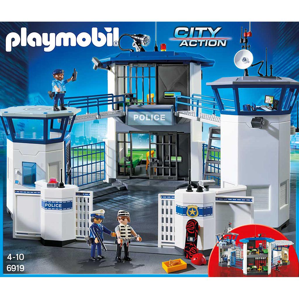 Playmobil 6919 - City Action - Stazione Della Polizia Con Prigione
