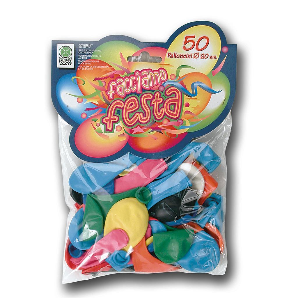 Carnival Toys - 5288 - 50 Palloncini Diam. Cm. 20 Ca.