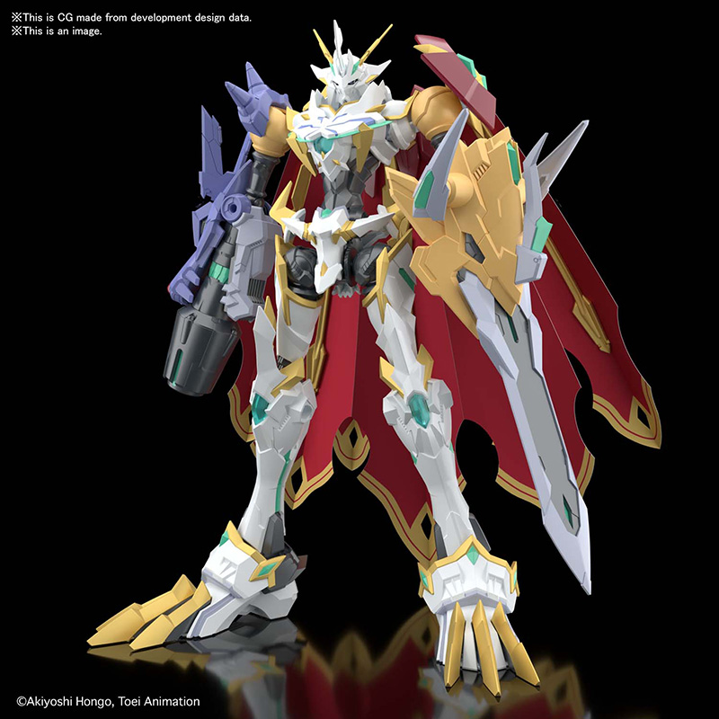 BANDAI Amplified Omegamon Xantibody Digimon Figure Rise 15 Cm Model Kit