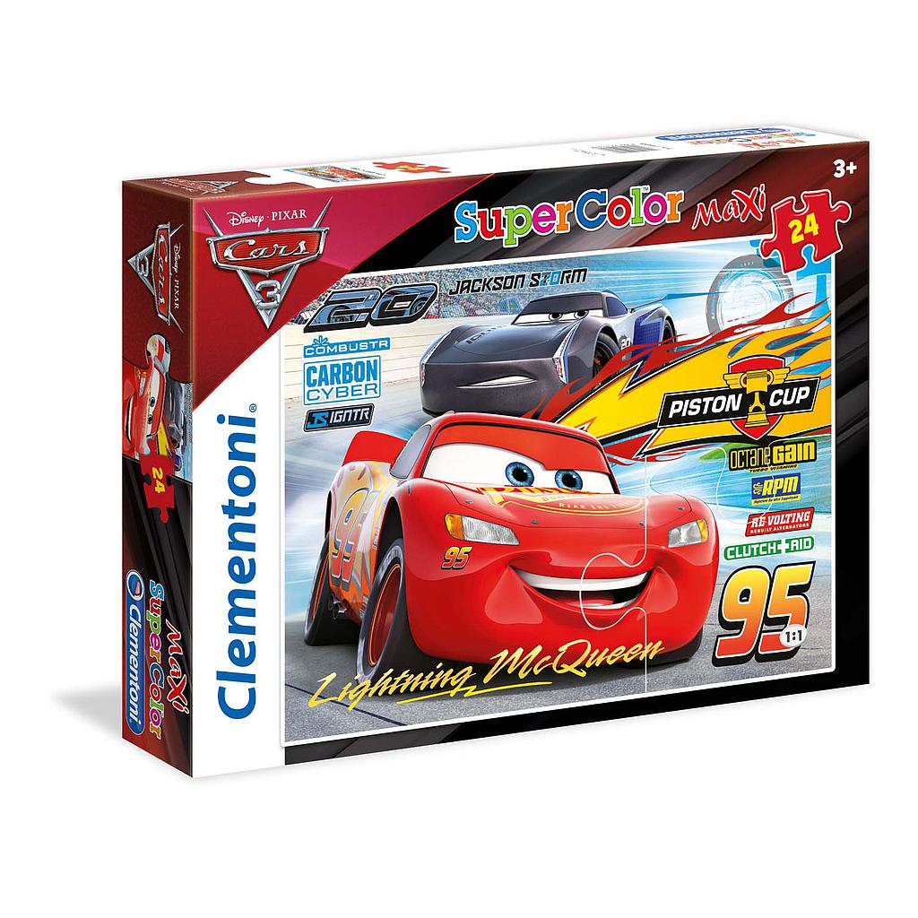 Clementoni - Puzzle Maxi 24 Pz - Cars 3