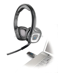 [262558] Plantronics - Audio 995 cuffia wireless con microfono digitale dongle USB sopra la testa  