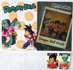 [276956] Dragon Ball Raccoglitore A4 Goku e Bulma Ichiban Kuji Dragonball Z World Prize Lot G BANPRESTO