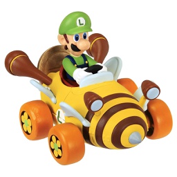 [277533] NINTENDO - Super Mario Bros Coin Racers Wave 1 - Luigi Kart Figure
