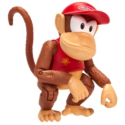 [277559] NINTENDO - 10 cm Limited Articulation Wave 2 - Donkey Kong - Diddy Kong Action Figure