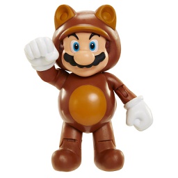 [344404] NINTENDO - 10 cm Limited Articulation Wave 4 - Super Mario Bros - Tanooki Mario Action Figure