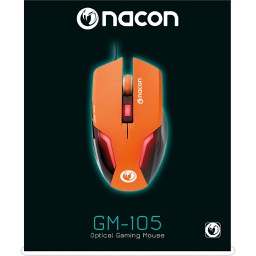 [389099] NACON - Mouse Ottico 105 Arancione PC