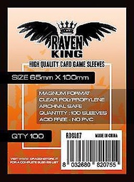 [389296] RAVEN KING - Bustine Protettive 65x100mm