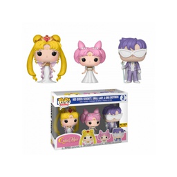 [397275] FUNKO - POP! Sailor Moon Queen Serenity, Small Lady, King Endymion 9 cm Figure