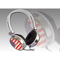 [397446] XTREME - Cuffie Audio e Microfono USA Flag