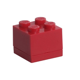 [399340] Contenitore LEGO Mini Box 4 Rosso