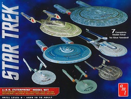 [404001] AMT - Model Kit Star Trek USS Enterprise Box Set 10/15cm