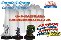 [410463] WIZKIDS Marvel Heroclix Captain America &amp; The Avengers Booster Brick
