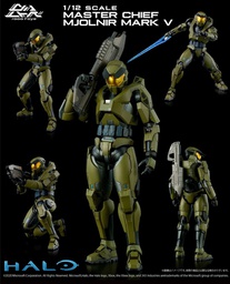 [412944] 1000TOYS Halo 1/12 Master Chief Mjolnir Mark V 18 cm Action Figure
