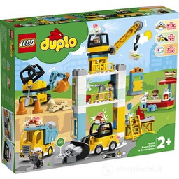 [416804] Lego Cantiere edile con gru a torre Duplo 10933