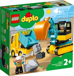 [418684] Lego Camion e scavatore cingolato Duplo 10931