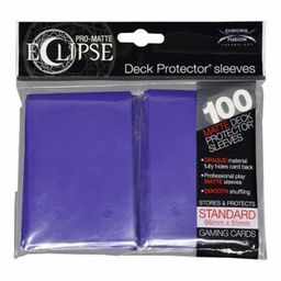 [419868] UltraPRO - Pro Matte Eclipse standard Deck Proteggi carte standard (66 mm x 91 mm) 100 bustine Viola