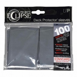 [419870] UltraPro - Pro Matte Eclipse standard Deck Proteggi carte standard (66 mm x 91 mm) 100 bustine Grigio