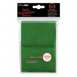 [419878] UltraPRO - Proteggi carte standard  (66mm x 91 mm) 100 bustine Verde