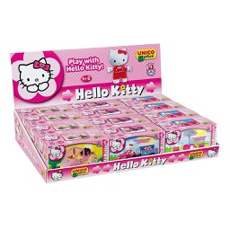 [425120] Androni - Unico Plus - Costruzioni 2-5 Anni - Hello Kitty - Mini Box Assortimento 1 (Giardino / Safari / Trattore)