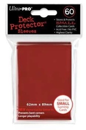 [427325] UltraPRO - Proteggi Carte Mini - Pacchetto 60 Bustine Rosso