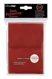 [431953] UltraPro - Proteggi carte standard - 100 bustine rossa