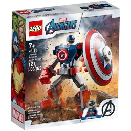 [432253] LEGO Armatura Mech di Capitan America Marvel Super Heroes 76168