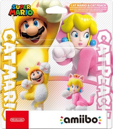 [432593] NINTENDO Amiibo Cat Mario e Cat Peach Dual Pack Super Mario Collection