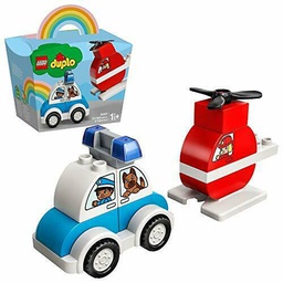 [432666] LEGO Elicottero antincendio e Auto della polizia Duplo 10957