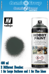 [433326] VALLEJO Verde Scuro Color Primer 400ml Spray