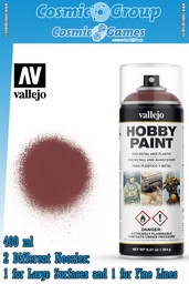 [433331] VALLEJO Rosso Insanguinato Color Primer 400ml Spray
