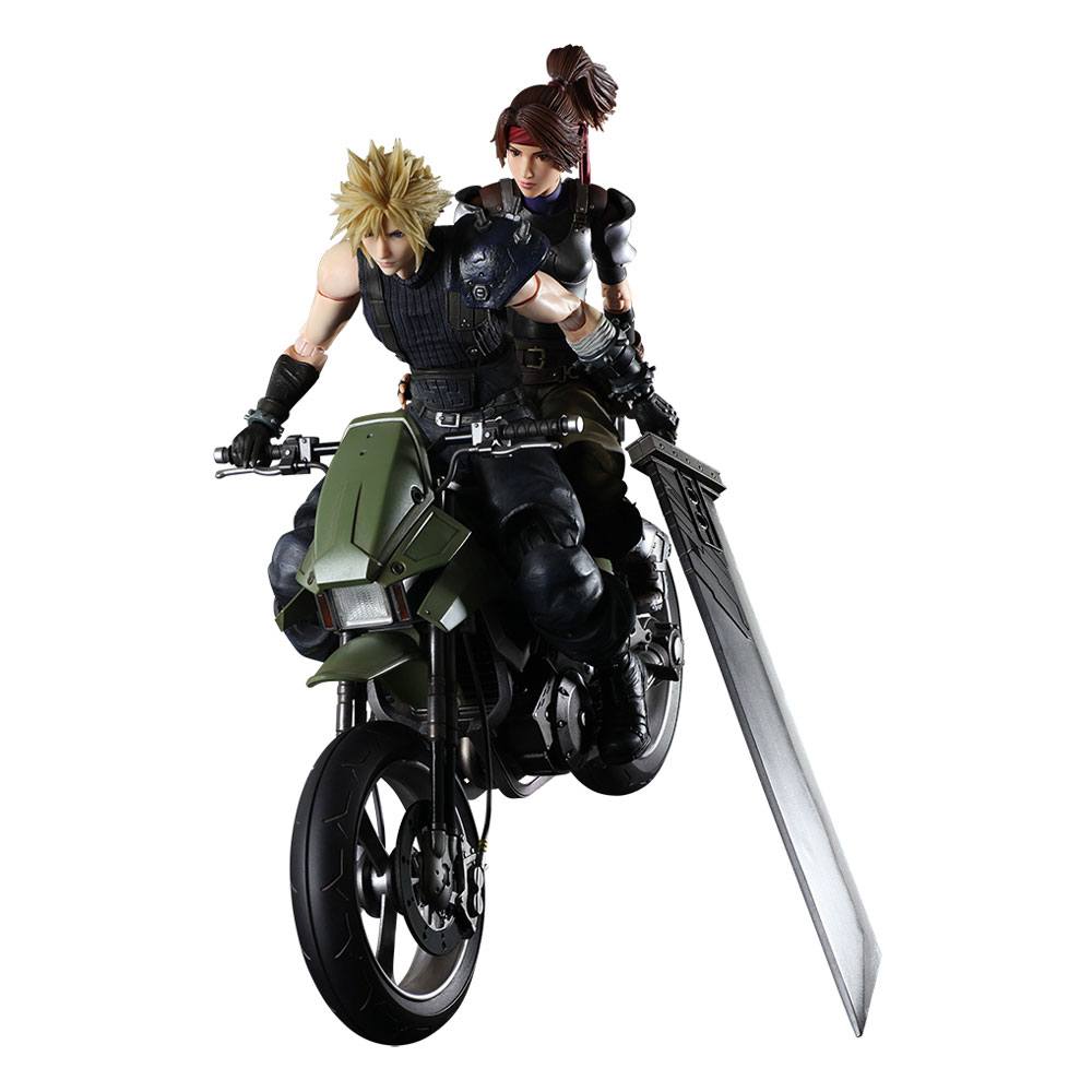 [439246] SQUARE ENIX Jessie Cloud &amp; Bike Play Arts Kai Final Fantasy 7 VII Advent Children 27 cm Action Figure