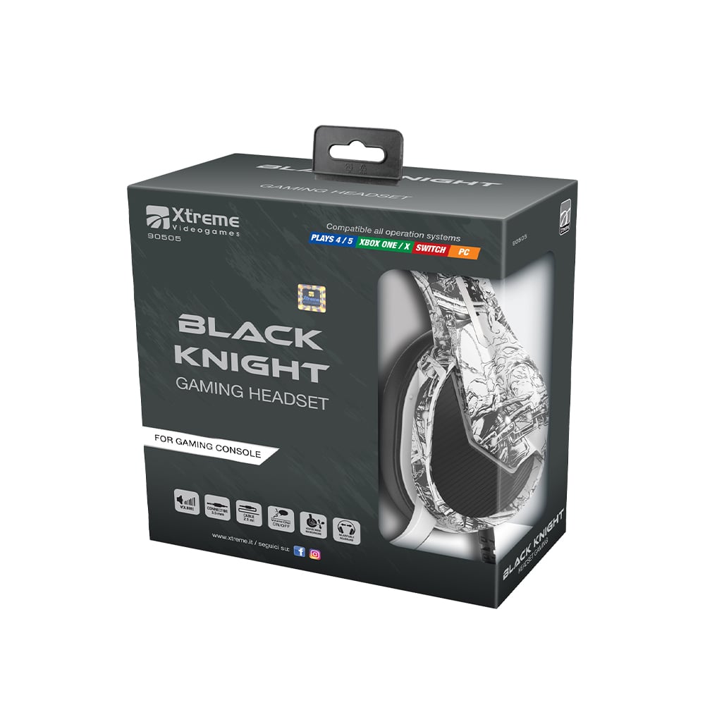 [439452] Xtreme - BLACK KNIGHT  GAMING HEADSET  2.0  
