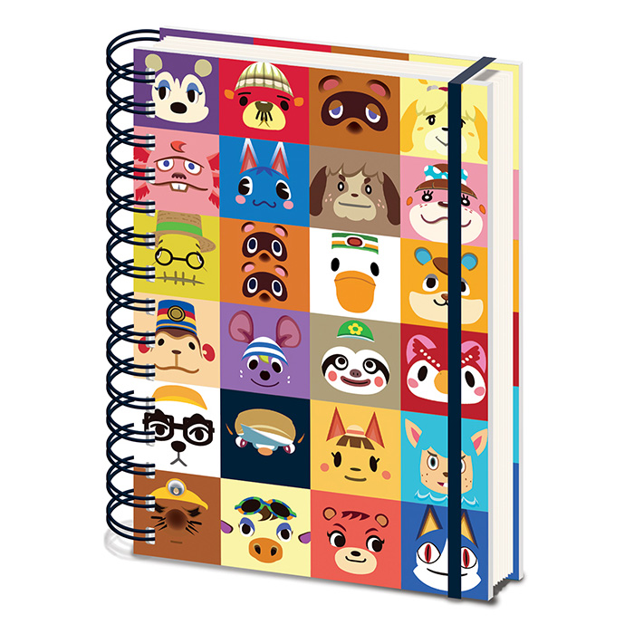 [440384] Animal Crossing Notebook Villager Squares A5 