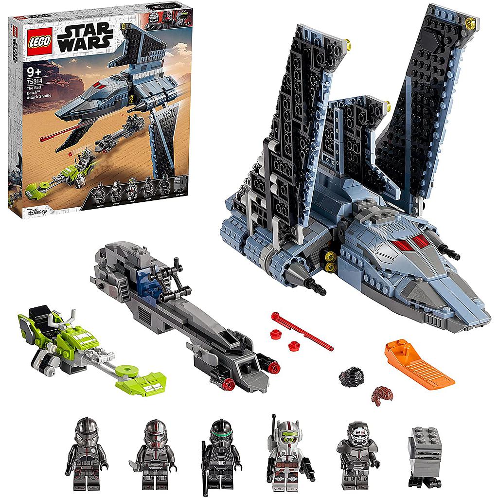 [440494] LEGO Star Wars Shuttle di attacco The Bad Batch 75314 
