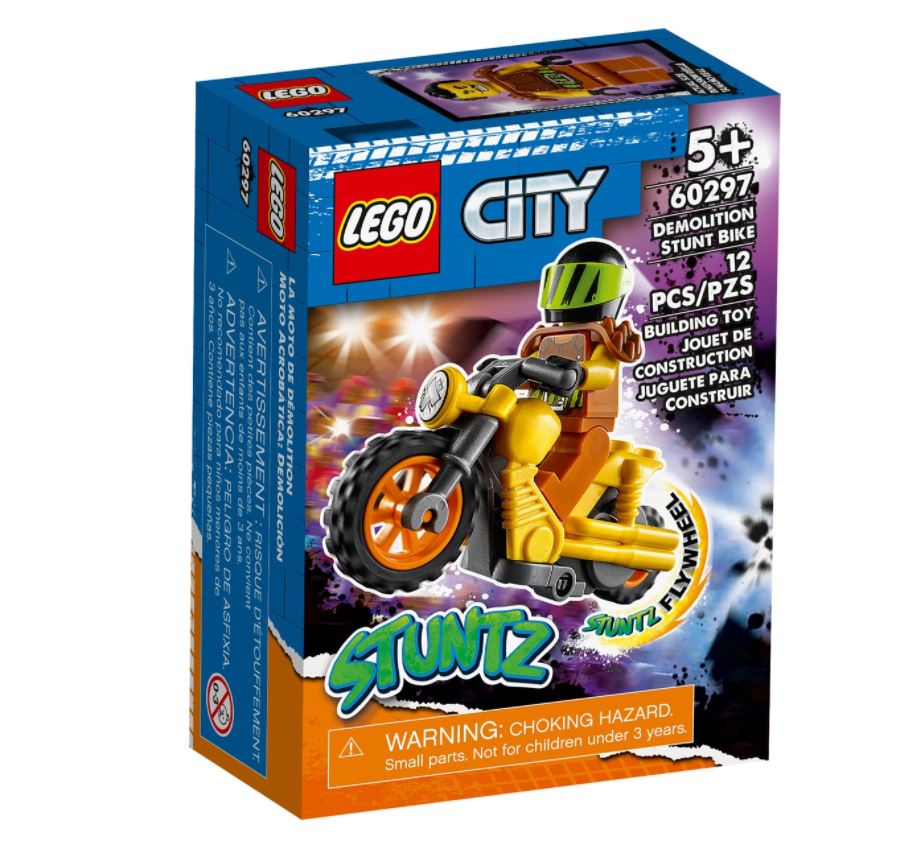 [440566] LEGO City Stunt Bike da demolizione 60297 