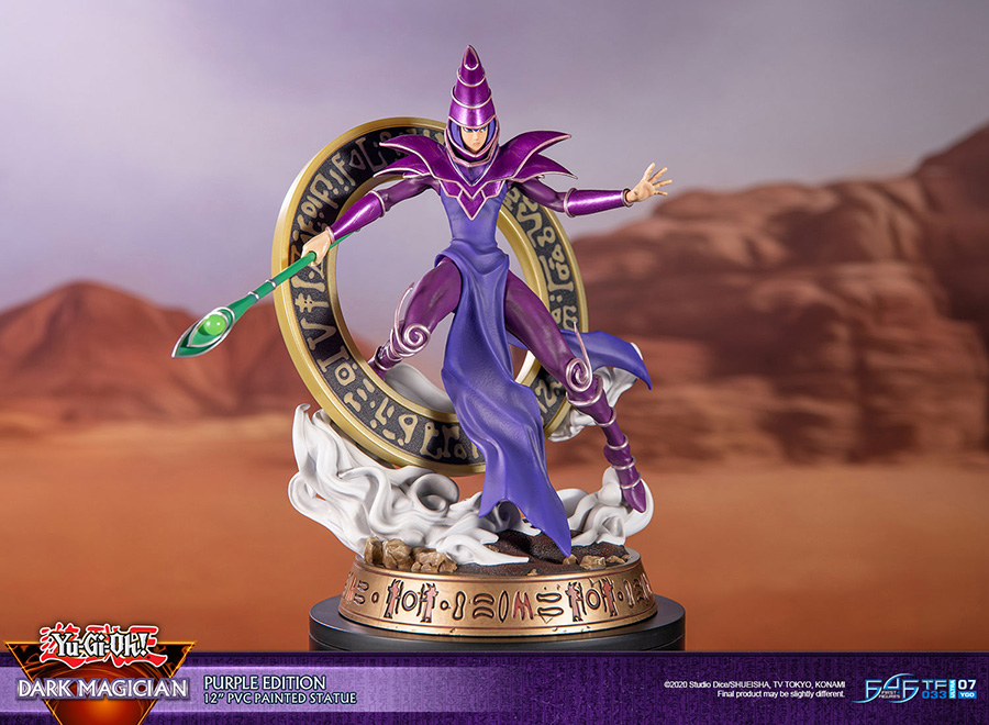 [441100] Yu-Gi-Oh! Statua Mago Oscuro Dark Magician Purple Edition 30 Cm FIRST4Figure