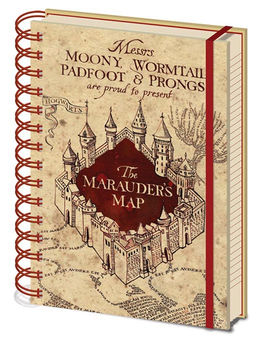 [441809] Agenda A5 Harry Potter The Marauders Map