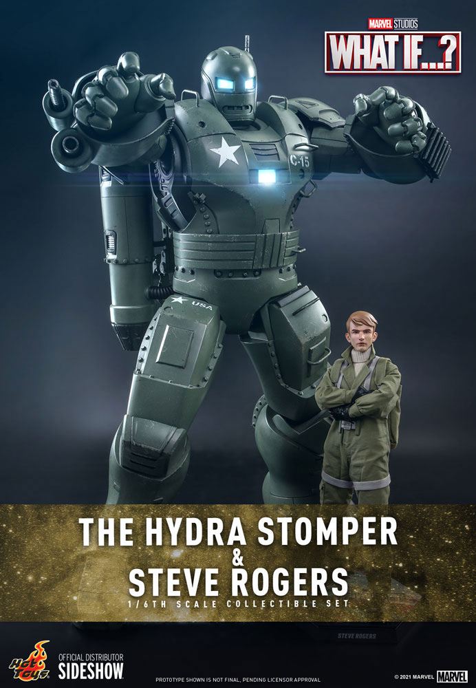 [442274] What if Action Figure Steve Rogers &amp; Hydra Stomper 56 Cm HOT TOYS
