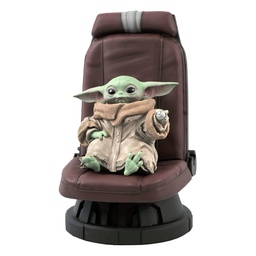 [0471370] Star Wars The Mandalorian Statua Premier Collection The Child Grogu Baby Yoda Seduto 30 Cm GENTLE GIANT